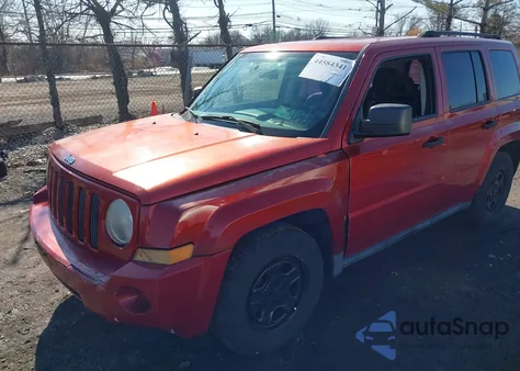 2008 Jeep Patriot Sport from USA, damaged, VIN 1J8FF28W98D500376